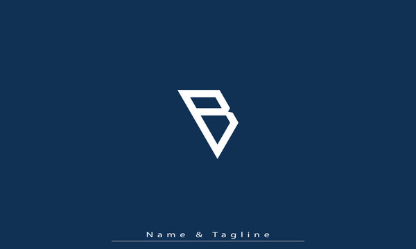 Alphabet letters Initials Monogram logo B