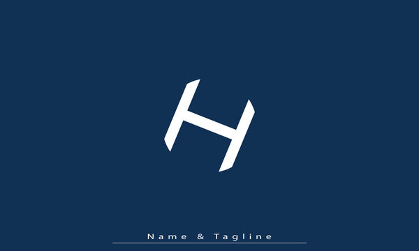 Alphabet letters Initials Monogram logo H 