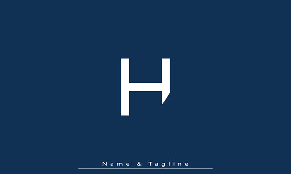 Alphabet letters Initials Monogram logo H 