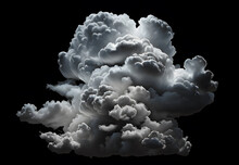 Storm Cloud, Cumulus, Thunderstorm Transparent Background 3d Rendering File