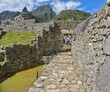 Wonderful Inca architecture located in the wonder of the world Machu Picchu, Cusco - Peru.