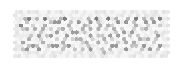Wall Mural - censor blur effect pixel texture. grey octagon pattern, honeycomb mosaic layout to hide text, image 
