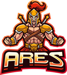 Wall Mural - Ares esport mascot 
