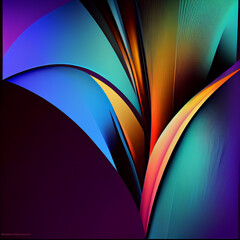 Wall Mural - Abstract wave background with dark salmon, can be used as texture, background or wallpaper Created by AI. AI photo