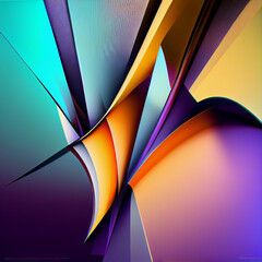 Wall Mural - Abstract wave background with dark salmon, can be used as texture, background or wallpaper Created by AI. AI photo