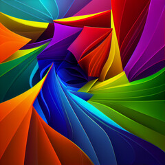 Wall Mural - Abstract wave background with dark salmon, can be used as texture, background or wallpaper  Created using generative AI tools