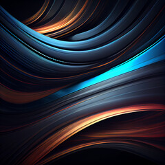 Wall Mural - Abstract wave background with dark salmon, can be used as texture, background or wallpaper Created using generative AI tools