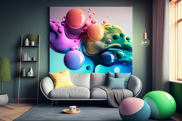 Aufkleber - interior of the room