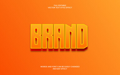 Wall Mural - Brand Text Effect 
