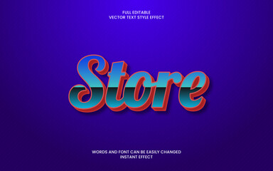 Wall Mural - Store Text Effect 