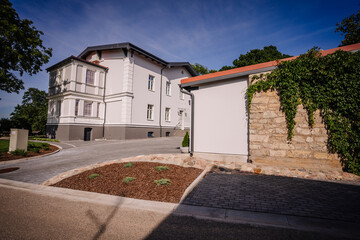 A beautiful two story estate home