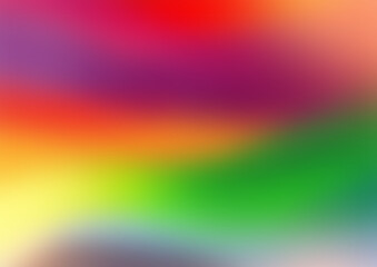 Wall Mural - abstract blurred rainbow background