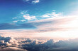 Sky above the clouds art screen background