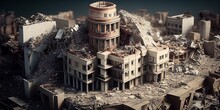 Katastrophales Erdbeben In Der Türkei Und Syrien, Ai Generativ