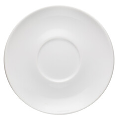 Aufkleber - white plate isolated on a transparent background.