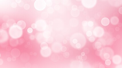 Wall Mural - Abstract pink light bokeh on pink background with copy space for text in valentine's , wallpaper illustration 