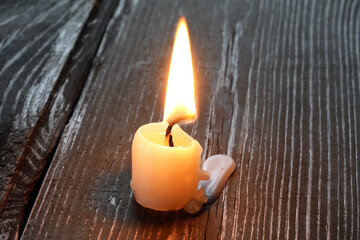 One Lighting Candle