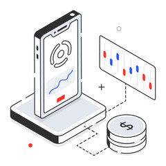 Canvas Print - Trading App 