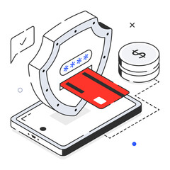 Canvas Print - Secure Payment 