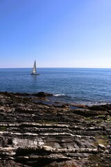 Wall Mural - lighthouse on the coast