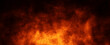 Realistic dark red fire flames copy space background.
