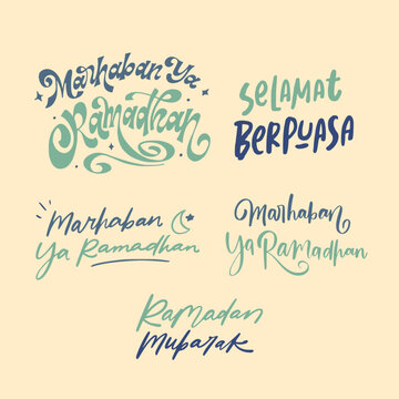 Ramadan Lettering Typography