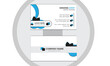 © asgraphicadorn - Creative and modern business card template, horizontal simple clean layout design . black and cyan color