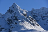 Fototapeta  - Kościelec, Przełęcz Karb, Tatry, zima, śnieg, tpn, szlaki, wspinaczka, góra, krajobraz, 