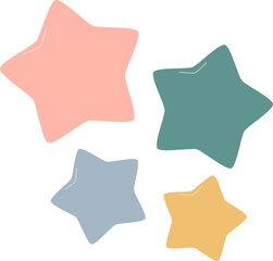 Wall Mural - colorful star decoration