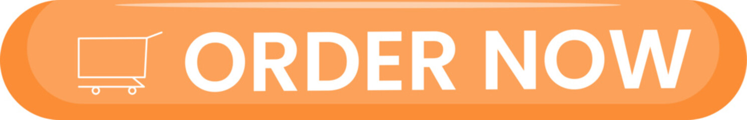 Wall Mural - Order now orange button