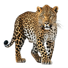 Leopard On A Transparent Background Png Isolated Generative Ai