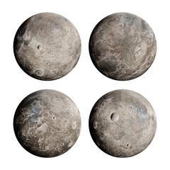 Wall Mural - 3d rendering planet ceres fictional solar system universe