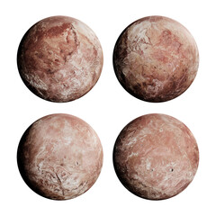 Wall Mural - 3d rendering planet makemake solar system universe