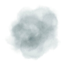 Poster - Stylized grey abstract brush