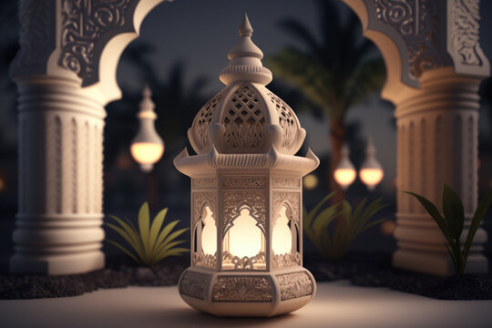 Decorative Arabic lantern