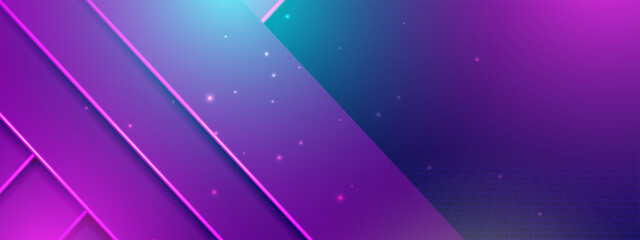 Vector Abstract futuristic circuit board and mesh line, Illustration high computer and Communication technology on blue color background. High tech digital technology, global social media concept