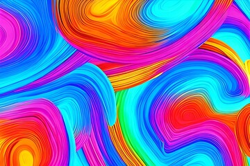 Poster - Multicolored abstract background or screensaver.