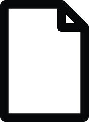 Poster - document icon in simple style isolated on background. document icon page symbol for web sites and ap