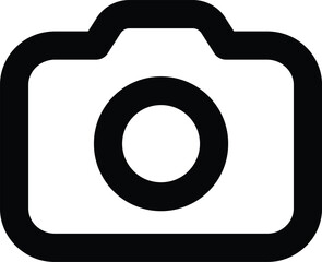 Poster - camera icon . camera photography icon vector isolated on white background