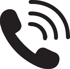 Fototapete - Phone icon vector. Telephone icon symbol . Call icon . Contact sign
