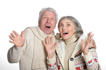 Poster - smiling mature couple