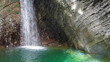 Kozjak Wasserfall im Triglav Nationpark in Slowenien