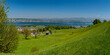 Aussicht über den Zürichsee vom Panorama Resort und Spa in Feusisberg