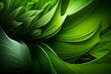A Green Nature Desktop Background, Illustration