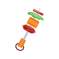 Poster - bbq skewer icon