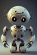 © Kurosch - Smiling humanoid ai robot. generative ai