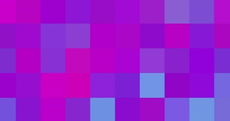 Wall Mural - animated multicolored pixel background. 4k resolution abstract pixel motion design transition.