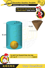 physics, substance and properties experiment illüstration, solids, two sisters speech bubble, new ge