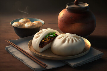 Poster - Steamed Buns