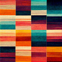 Ultra Colored Line Pattern, Repeating Textured Seamless Background, Stunning Continuous Geometric Wallpaper, Generative Ai
